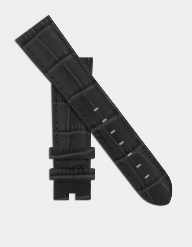 Black leather strap