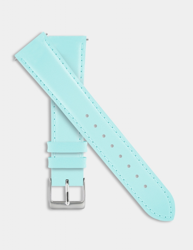 Turquoise leather