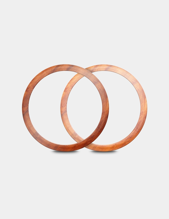 Reversible wood ring