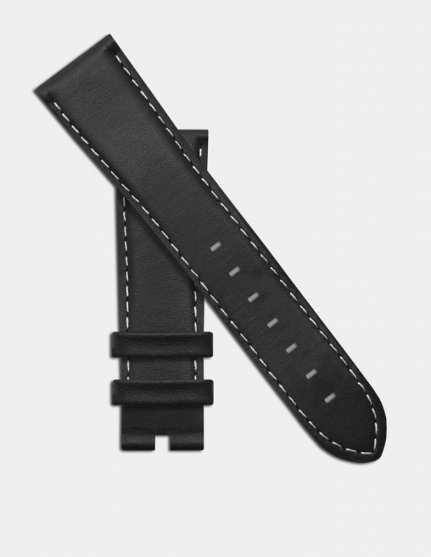 Black leather strap