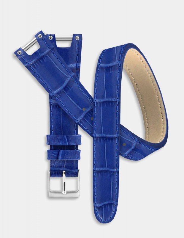 Blue double-tour strap